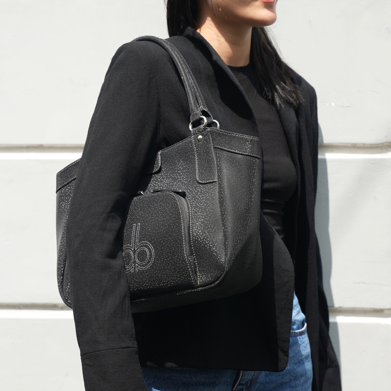 Túi xách nữ thời trang Marivon Handbag - màu Đen 6 63 Large