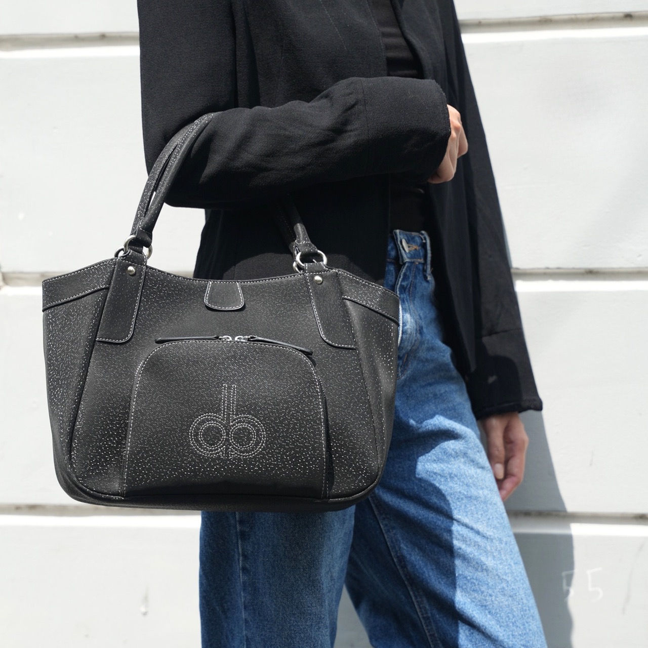 Túi xách nữ thời trang Marivon Handbag - màu Đen 5 70 Large