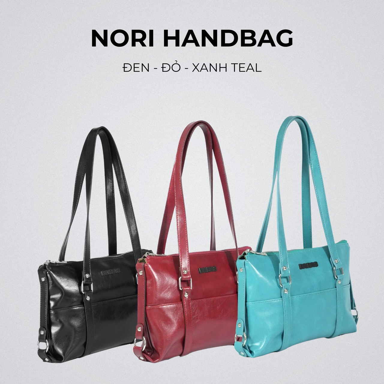 Túi xách nữ thời trang Nori Handbag - màu Xanh Teal 4 38 Large